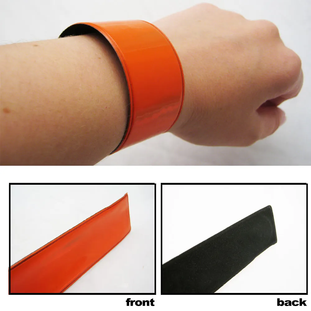 4 x Reflective Arm Band Leg Strap Bike Running Sport Safety Glow High Visibility