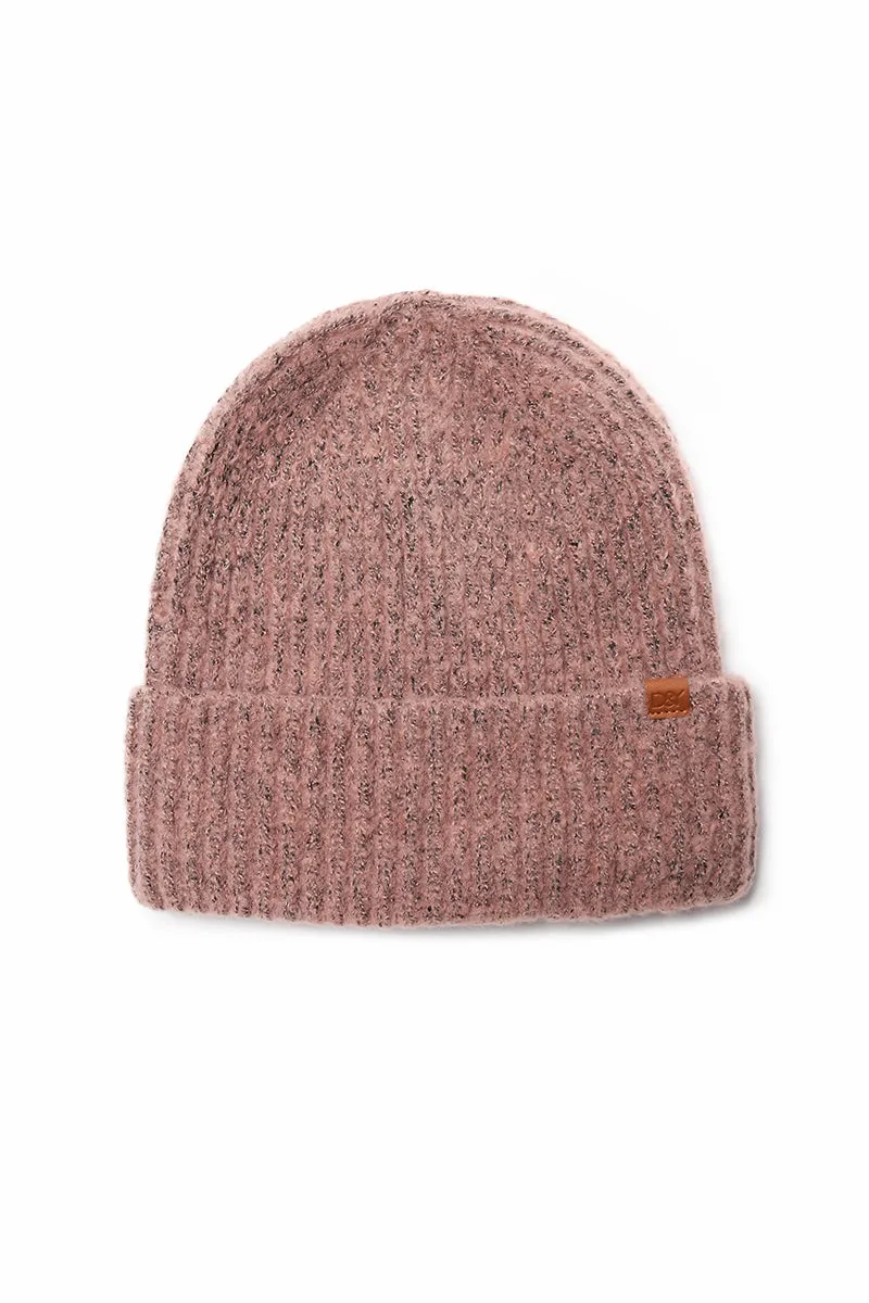 ABB251 - Marled yarn ribbed knit beanie