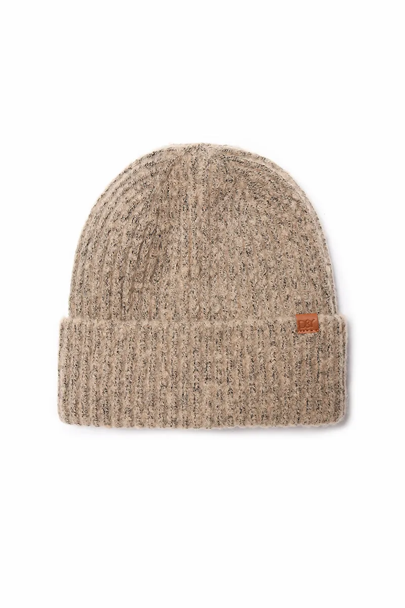 ABB251 - Marled yarn ribbed knit beanie