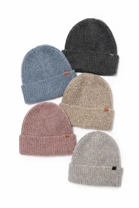 ABB251 - Marled yarn ribbed knit beanie