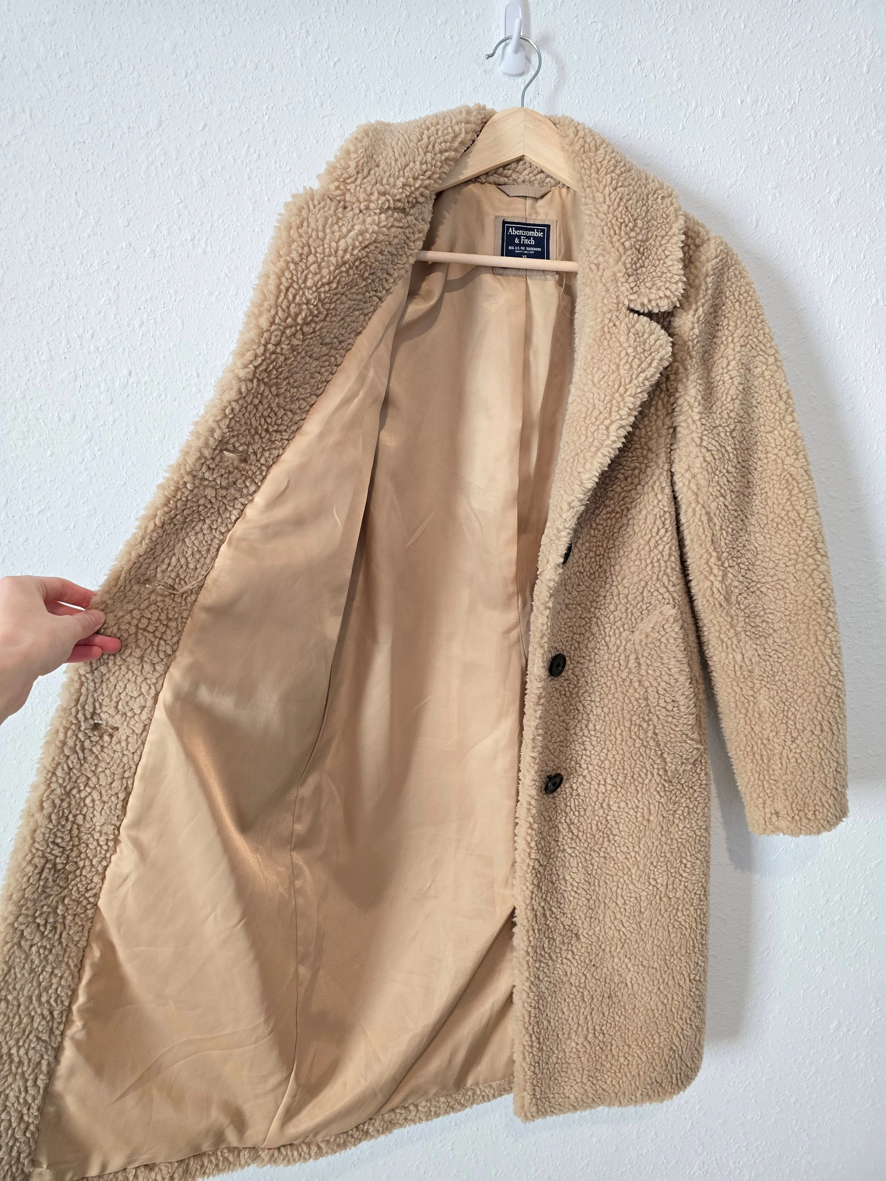 Abercrombie Sherpa Coat (XS)