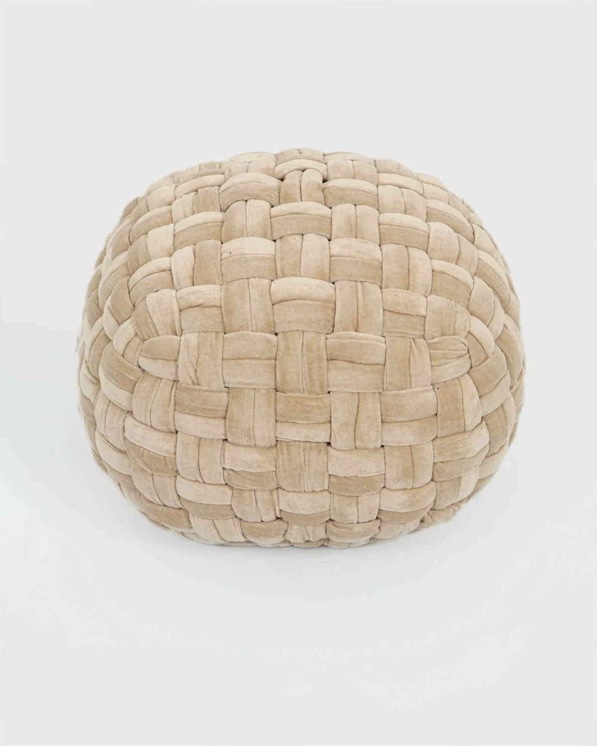 Amelia Beige Pouf