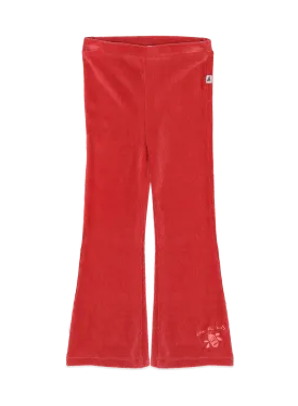 AMMEHOELA Bee Flared Pants Red
