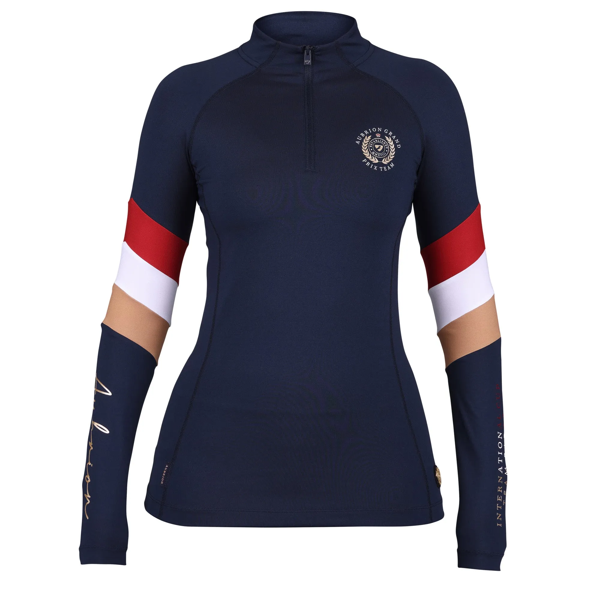 Aubrion Ladies Team Winter Base Layer - Navy