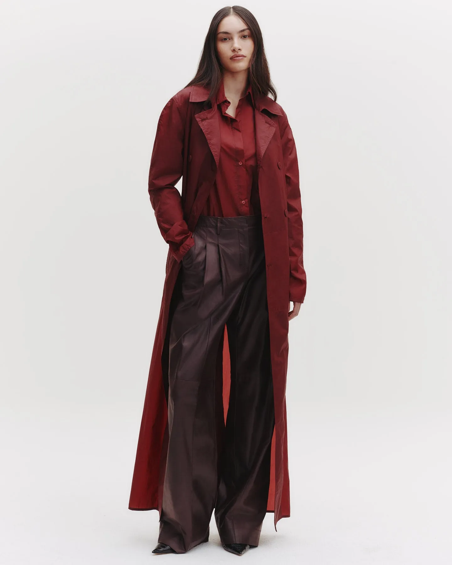 Back and Forth Trench in Nylon