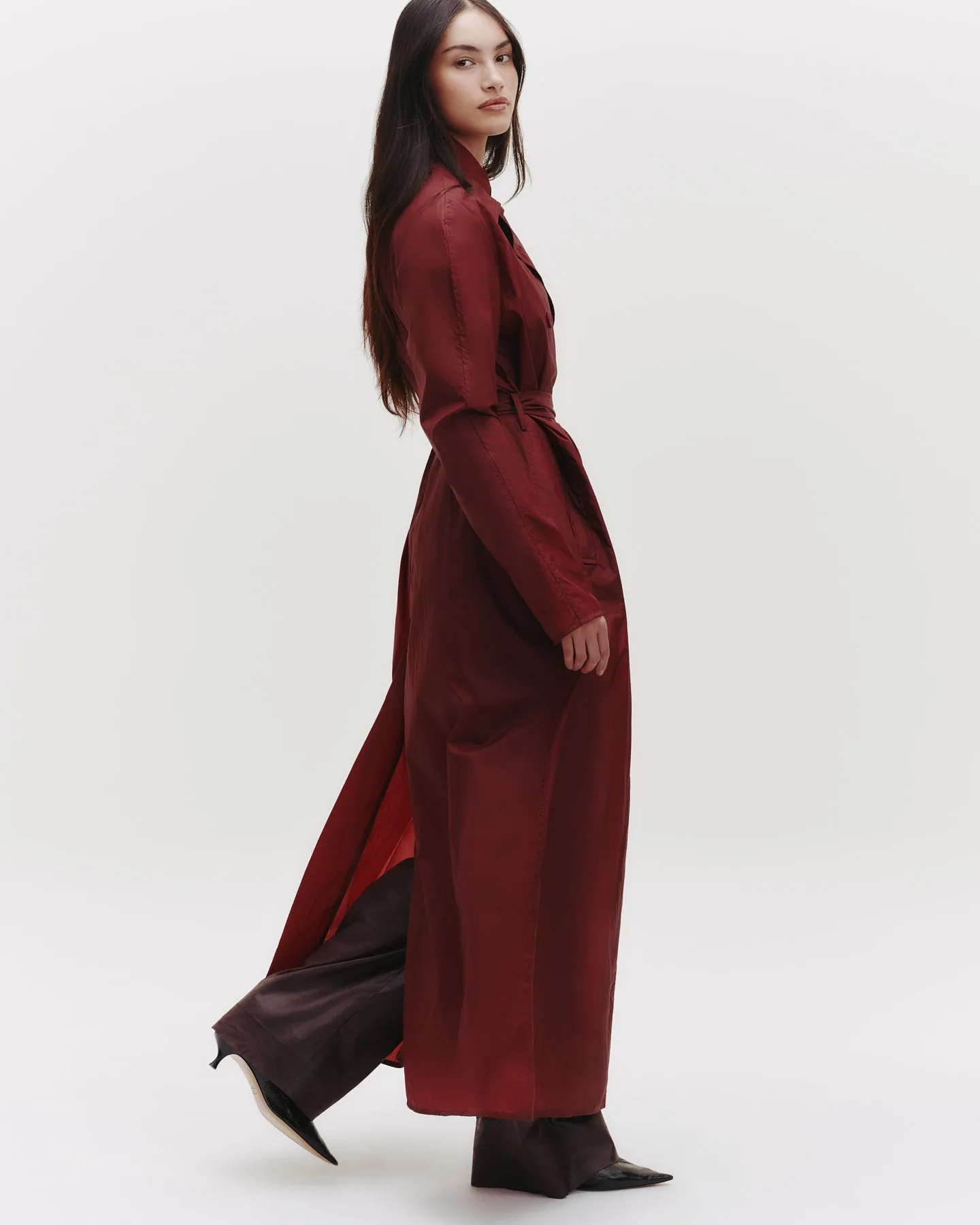 Back and Forth Trench in Nylon
