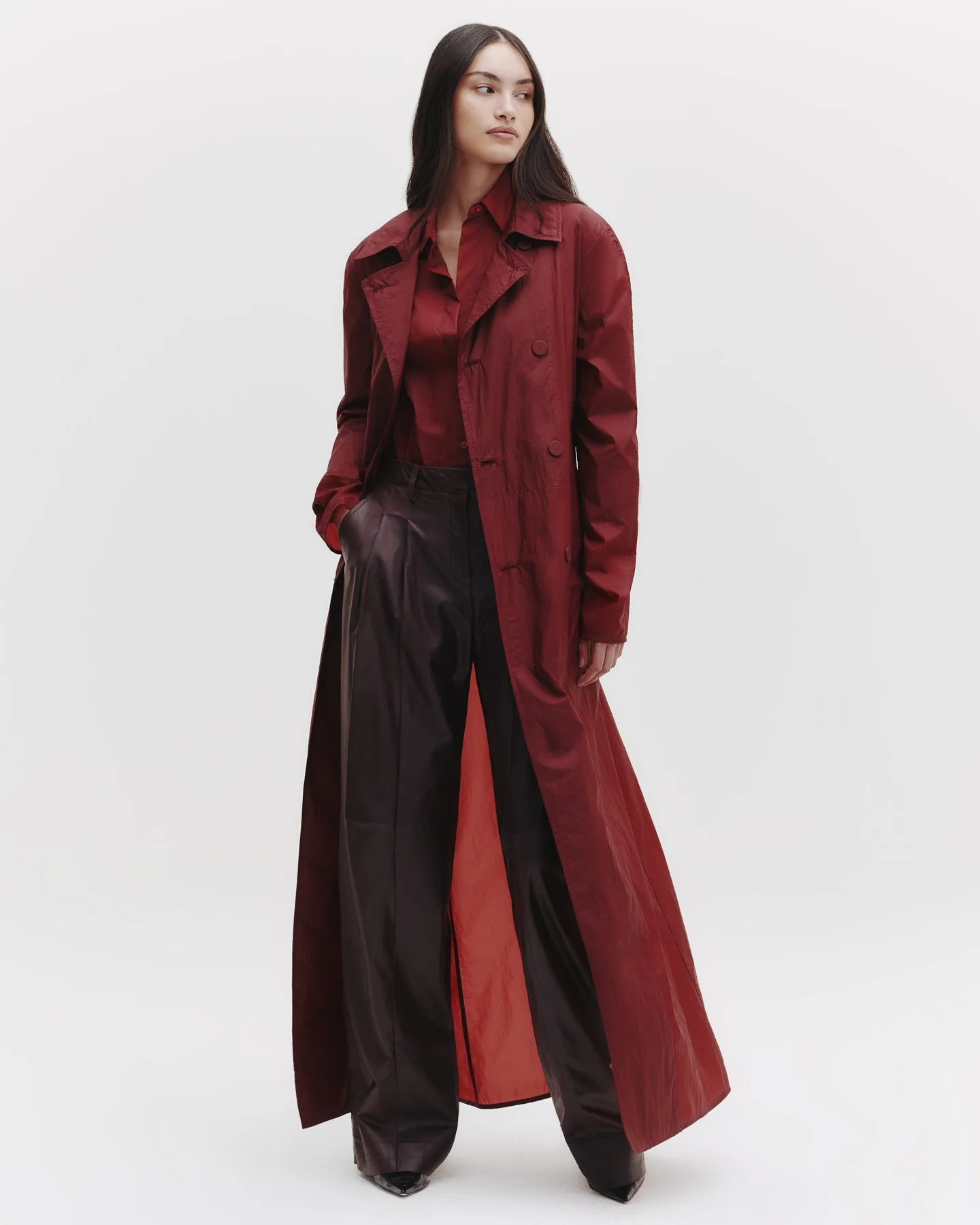 Back and Forth Trench in Nylon