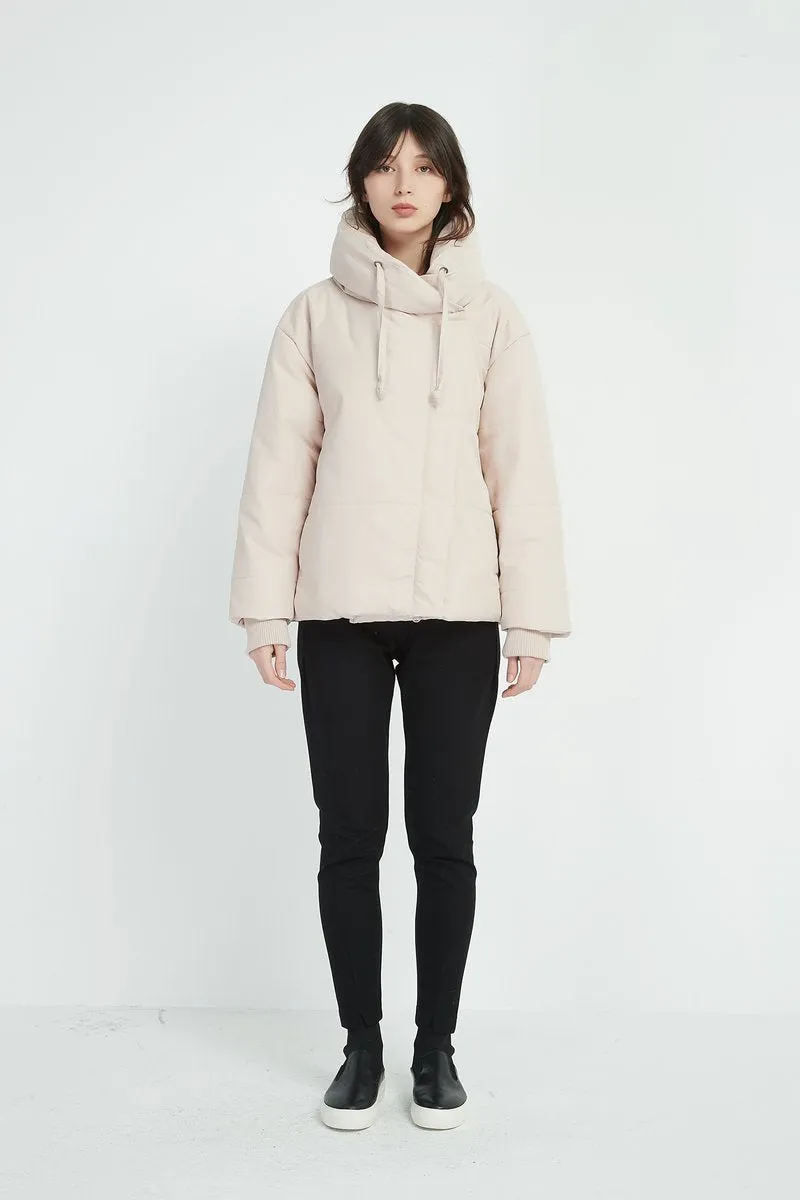 Big Collar Jacket- Blush