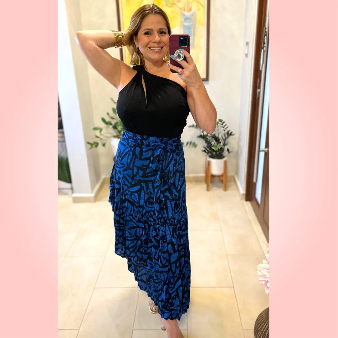 Blue Long Skirt