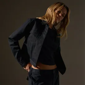 Cashmere Touch Jacket - Black