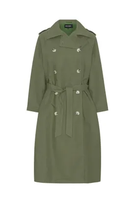 Cassandra Trench Coat Green