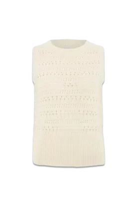 Colemere Cotton Knitted Vest