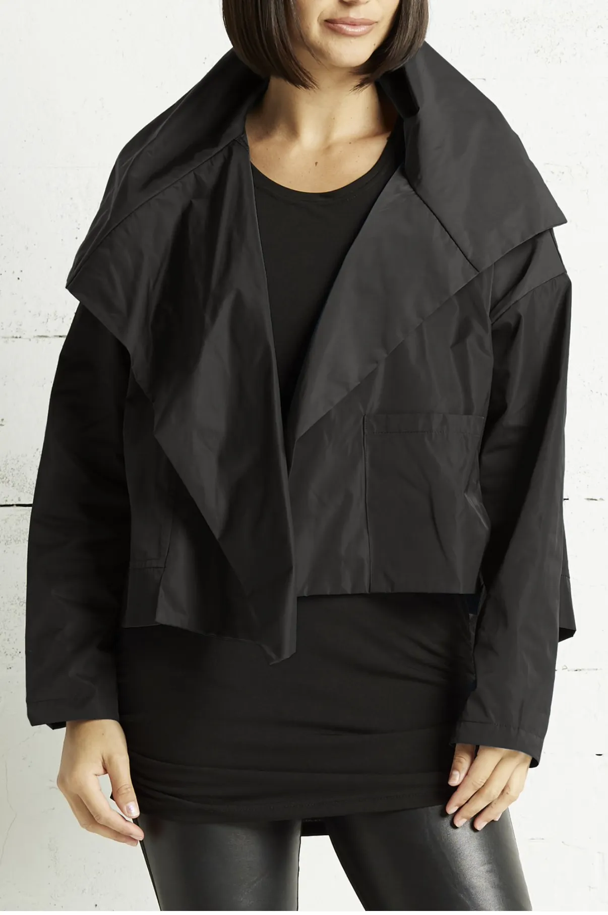 Cropped Asymmetrical Jacket