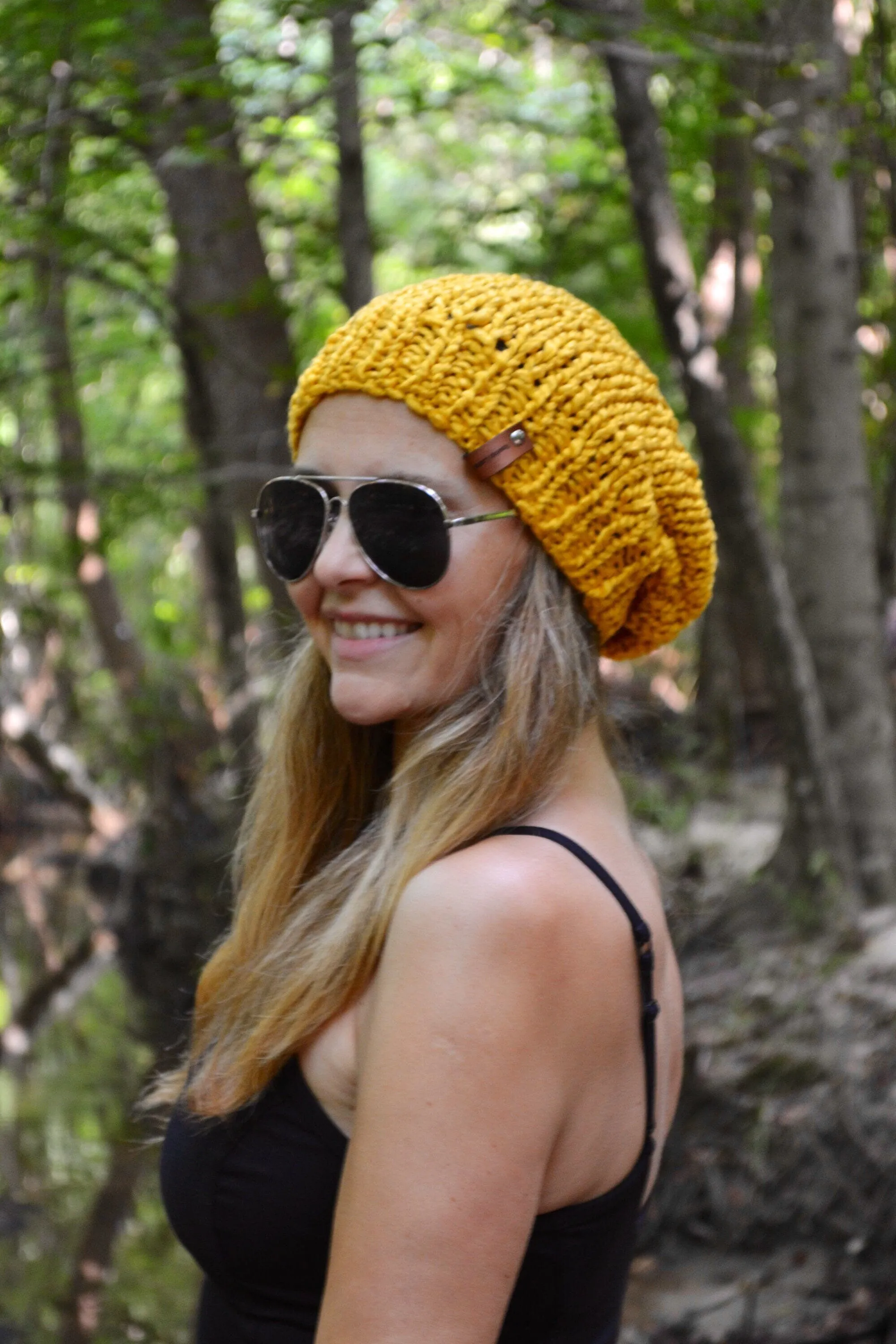 DIY Knitting Pattern Slouchy Beanie hat, Easy Fall Slouchy Cap, Natural fiber slouchy hat, Milano Slouchy Beanie Hat Toque Cap Winter Hat