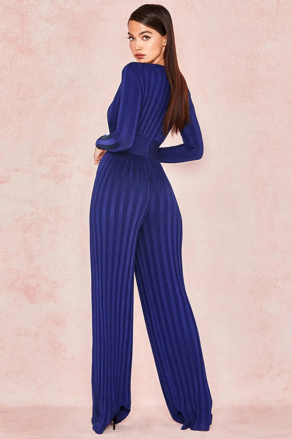 Elegant V Neck Jumpsuit