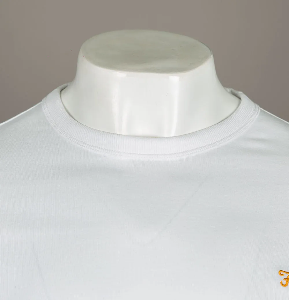 Farah Worthington LS T-Shirt White