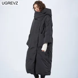 Fashion Elegant Women Parka 2018 Winter Jacket Women