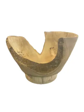 FOG WOOD CANOE BOWL