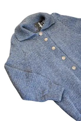 Handknit wool cardigan, S/M