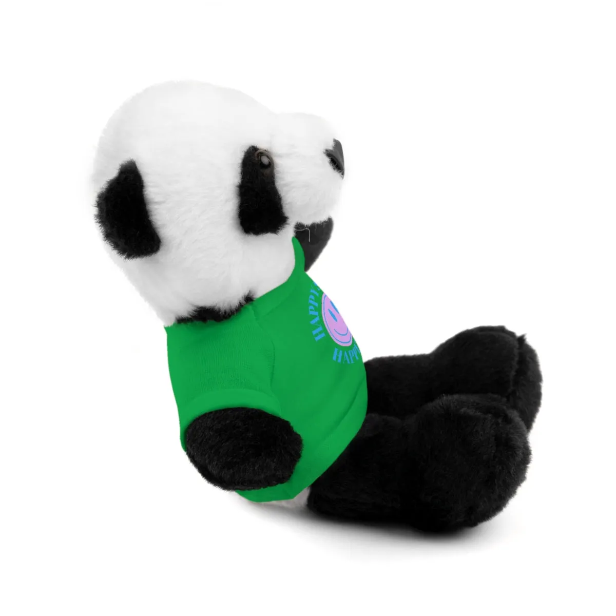Happy Spirit Happy Life Stuffie, Stuffy, Stuffed Animals with Tee, Happy Mind Gift, Inspo , Love Toy Panda, Bear, Bunny, Jaguar, She