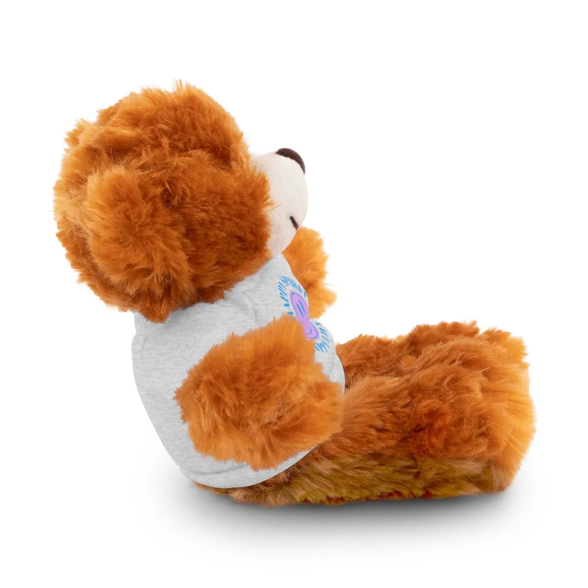 Happy Spirit Happy Life Stuffie, Stuffy, Stuffed Animals with Tee, Happy Mind Gift, Inspo , Love Toy Panda, Bear, Bunny, Jaguar, She
