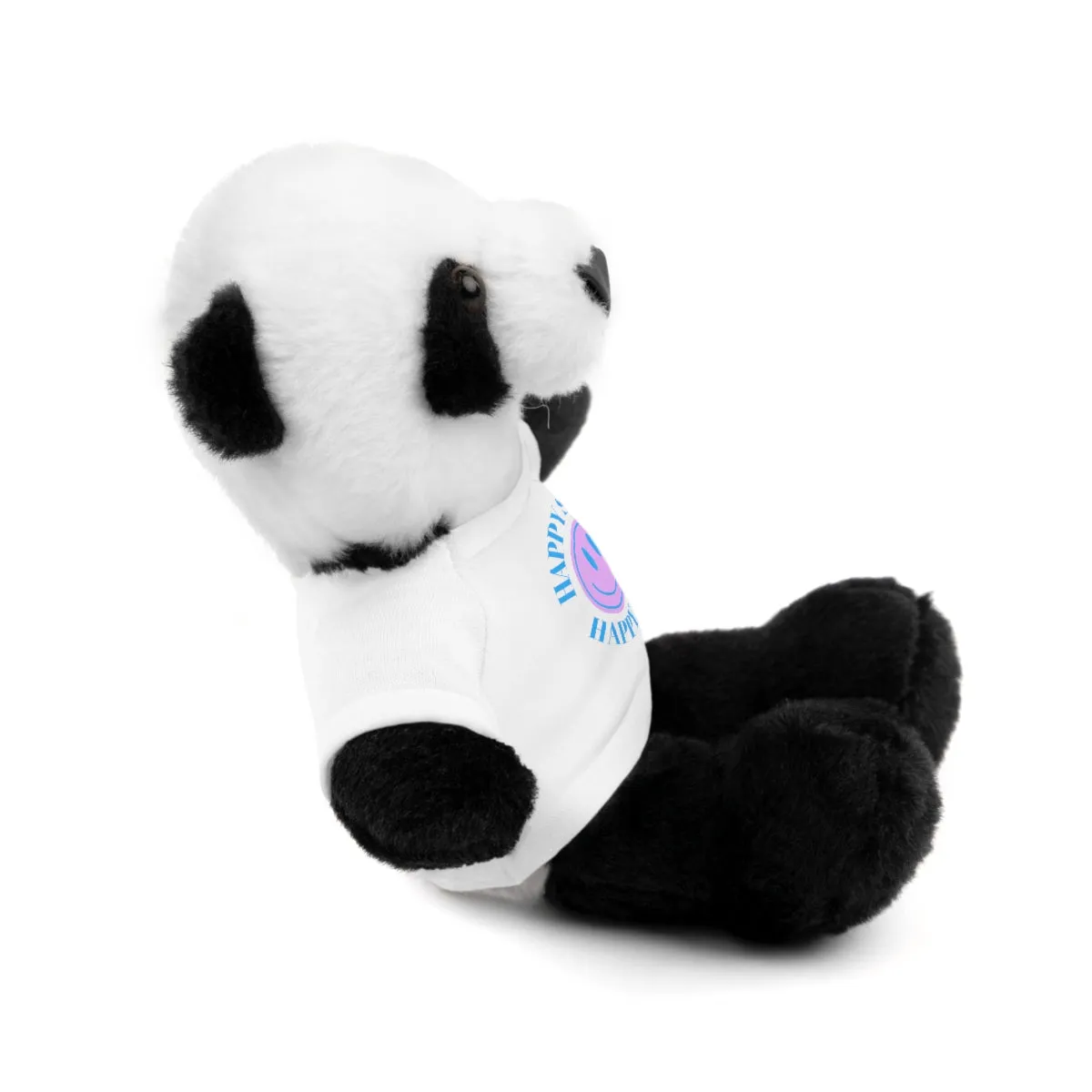 Happy Spirit Happy Life Stuffie, Stuffy, Stuffed Animals with Tee, Happy Mind Gift, Inspo , Love Toy Panda, Bear, Bunny, Jaguar, She