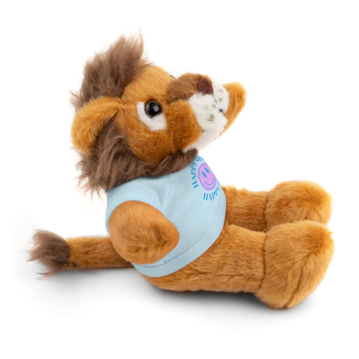 Happy Spirit Happy Life Stuffie, Stuffy, Stuffed Animals with Tee, Happy Mind Gift, Inspo , Love Toy Panda, Bear, Bunny, Jaguar, She