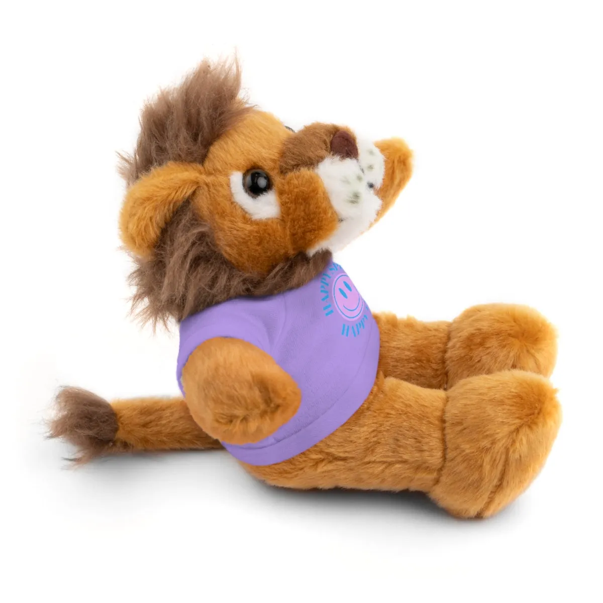 Happy Spirit Happy Life Stuffie, Stuffy, Stuffed Animals with Tee, Happy Mind Gift, Inspo , Love Toy Panda, Bear, Bunny, Jaguar, She
