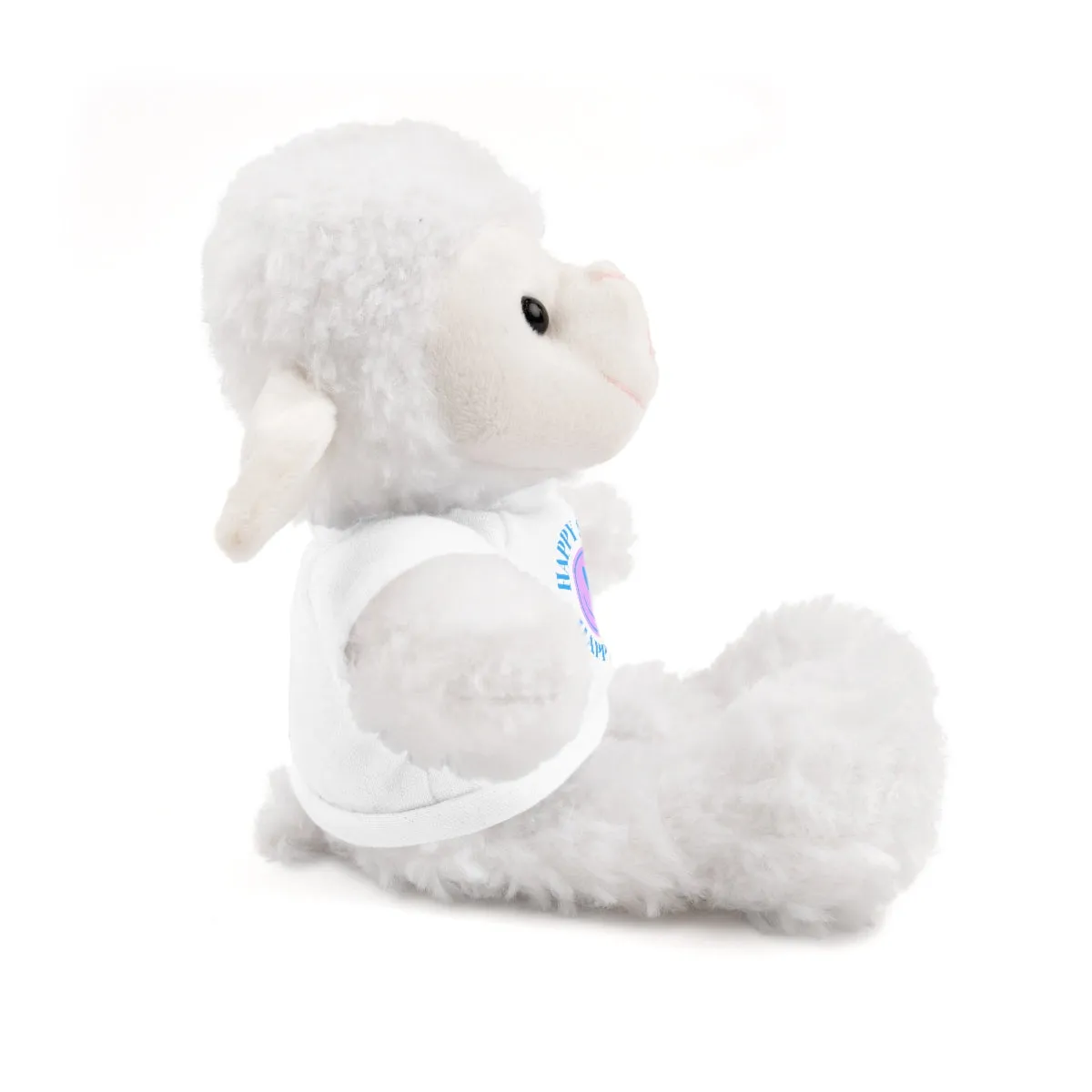 Happy Spirit Happy Life Stuffie, Stuffy, Stuffed Animals with Tee, Happy Mind Gift, Inspo , Love Toy Panda, Bear, Bunny, Jaguar, She
