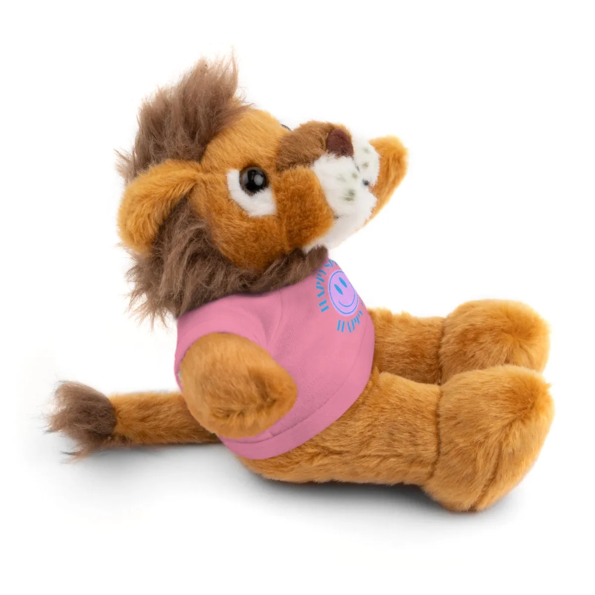 Happy Spirit Happy Life Stuffie, Stuffy, Stuffed Animals with Tee, Happy Mind Gift, Inspo , Love Toy Panda, Bear, Bunny, Jaguar, She