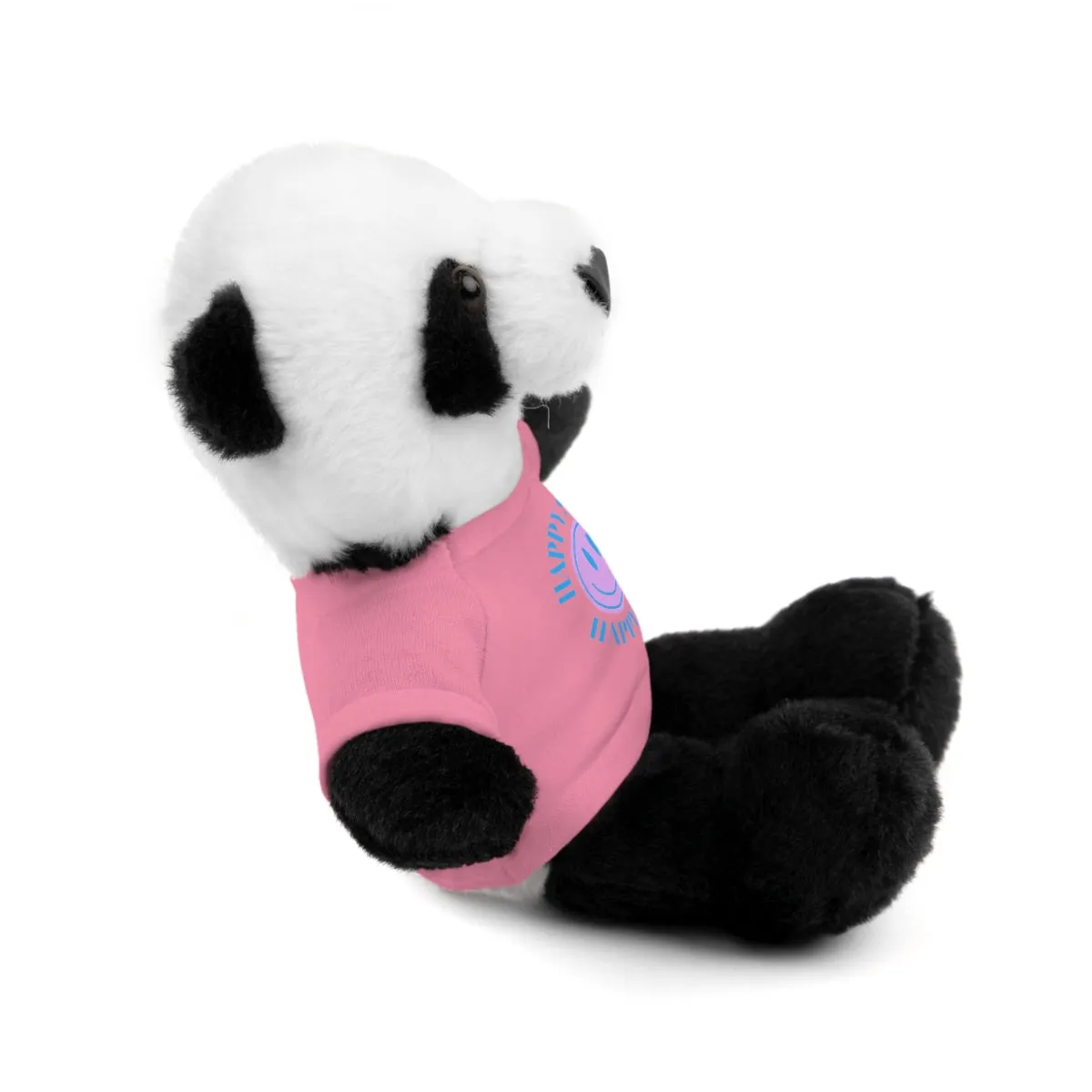 Happy Spirit Happy Life Stuffie, Stuffy, Stuffed Animals with Tee, Happy Mind Gift, Inspo , Love Toy Panda, Bear, Bunny, Jaguar, Sheep, Lion