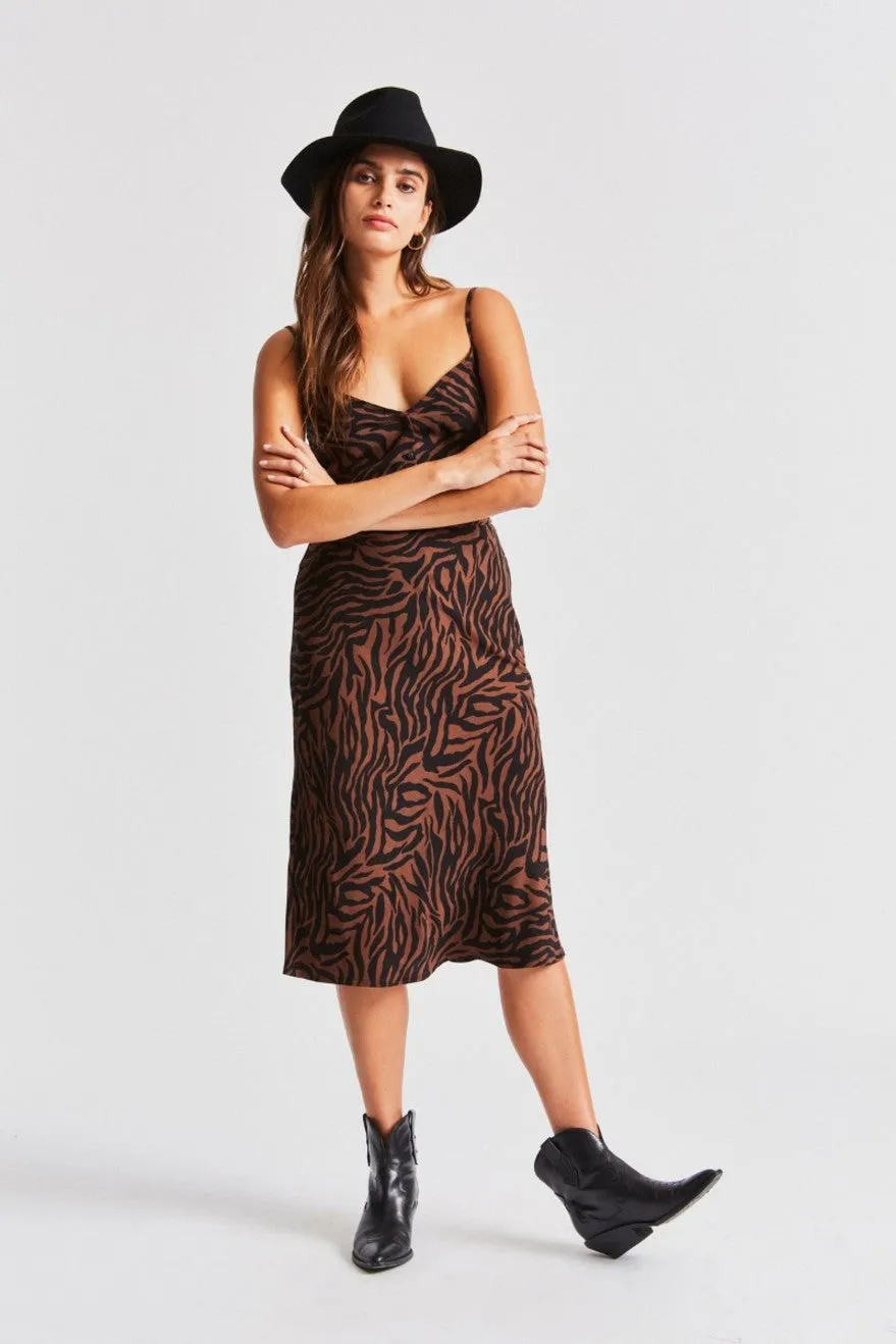 Helena Midi Skirt - Zebra