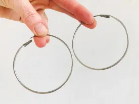 Hmong Hoop Earrings. Northern Vietnam. Gauged Earrings.