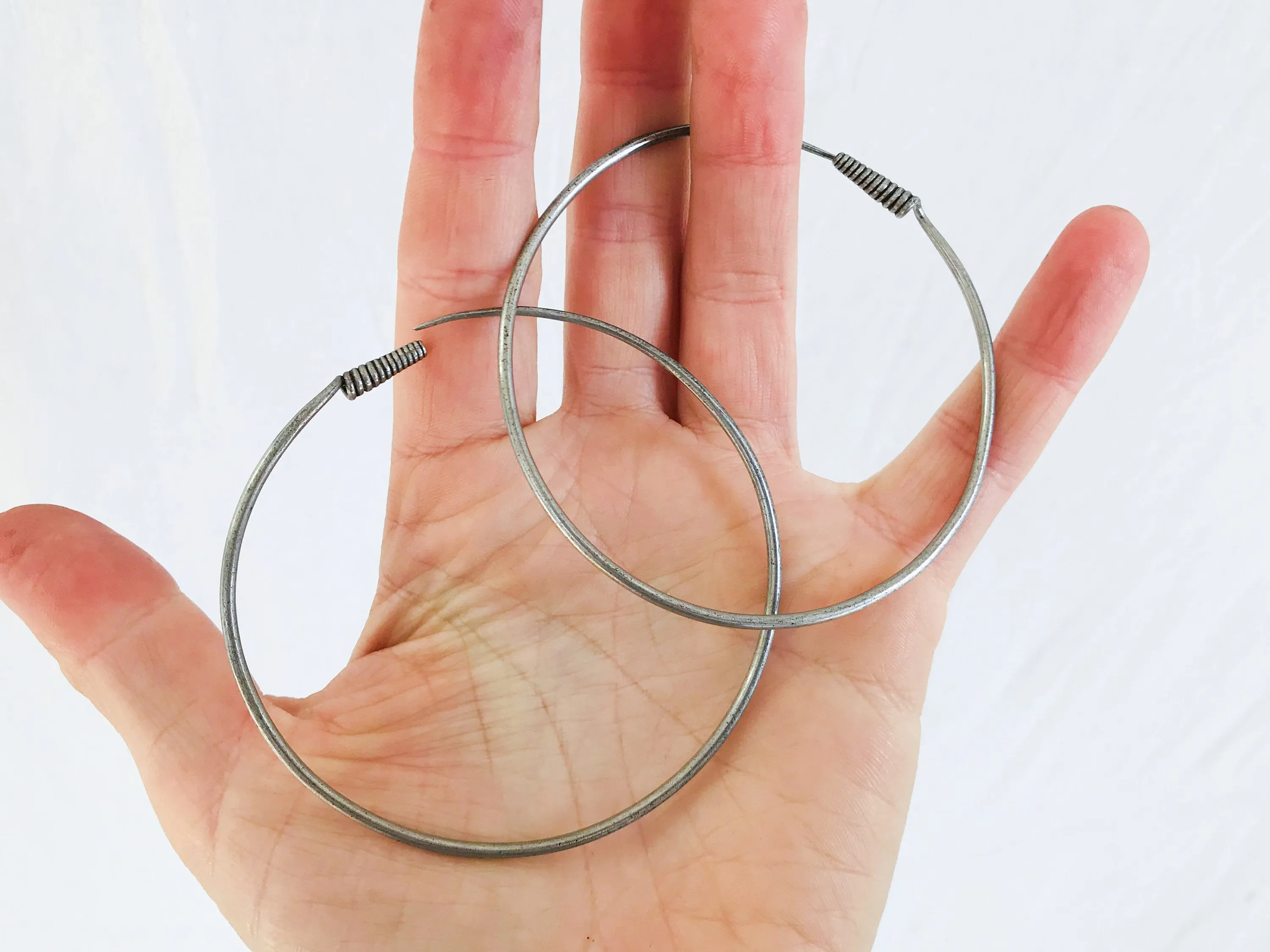 Hmong Hoop Earrings. Northern Vietnam. Gauged Earrings.