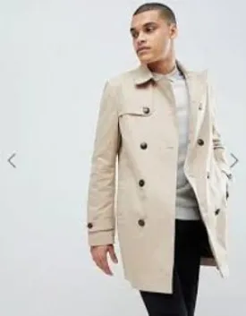 Hrst Formal Trench Coat - Beige