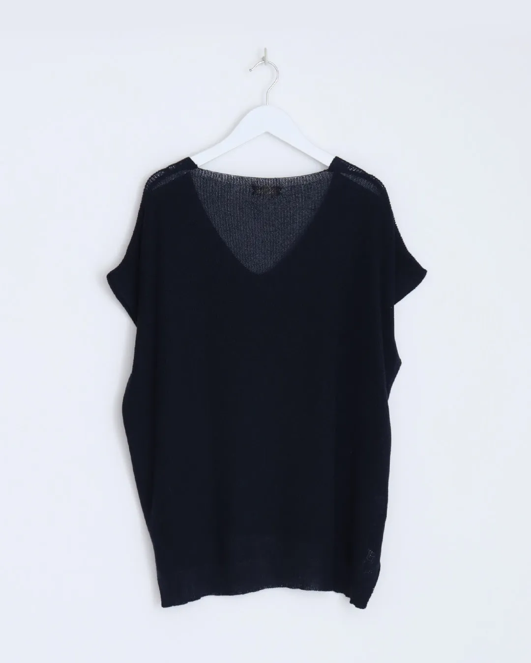 Ingrid V-Neck Tank Top - Navy