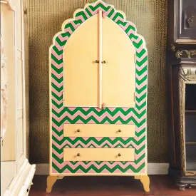 Jaipur Style Hand Painted Mango Wood Cabinet / SideBoard Table, Home Decor Table,Bedroom Table, Side Table By J.L.HOME DECOR