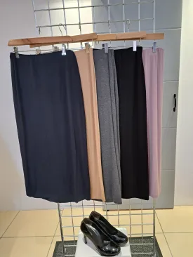 Jersey pull on Midi skirt