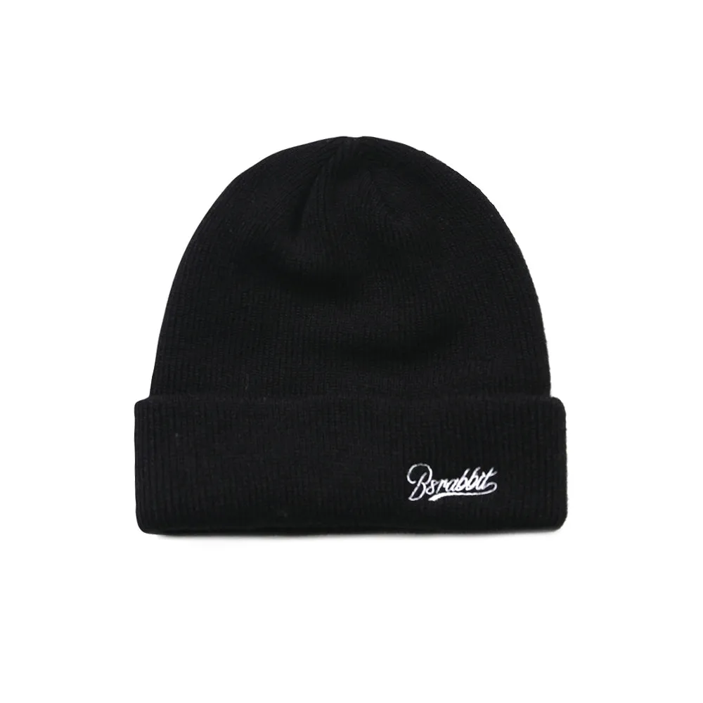 LOGO EMBR BEANIE BLACK