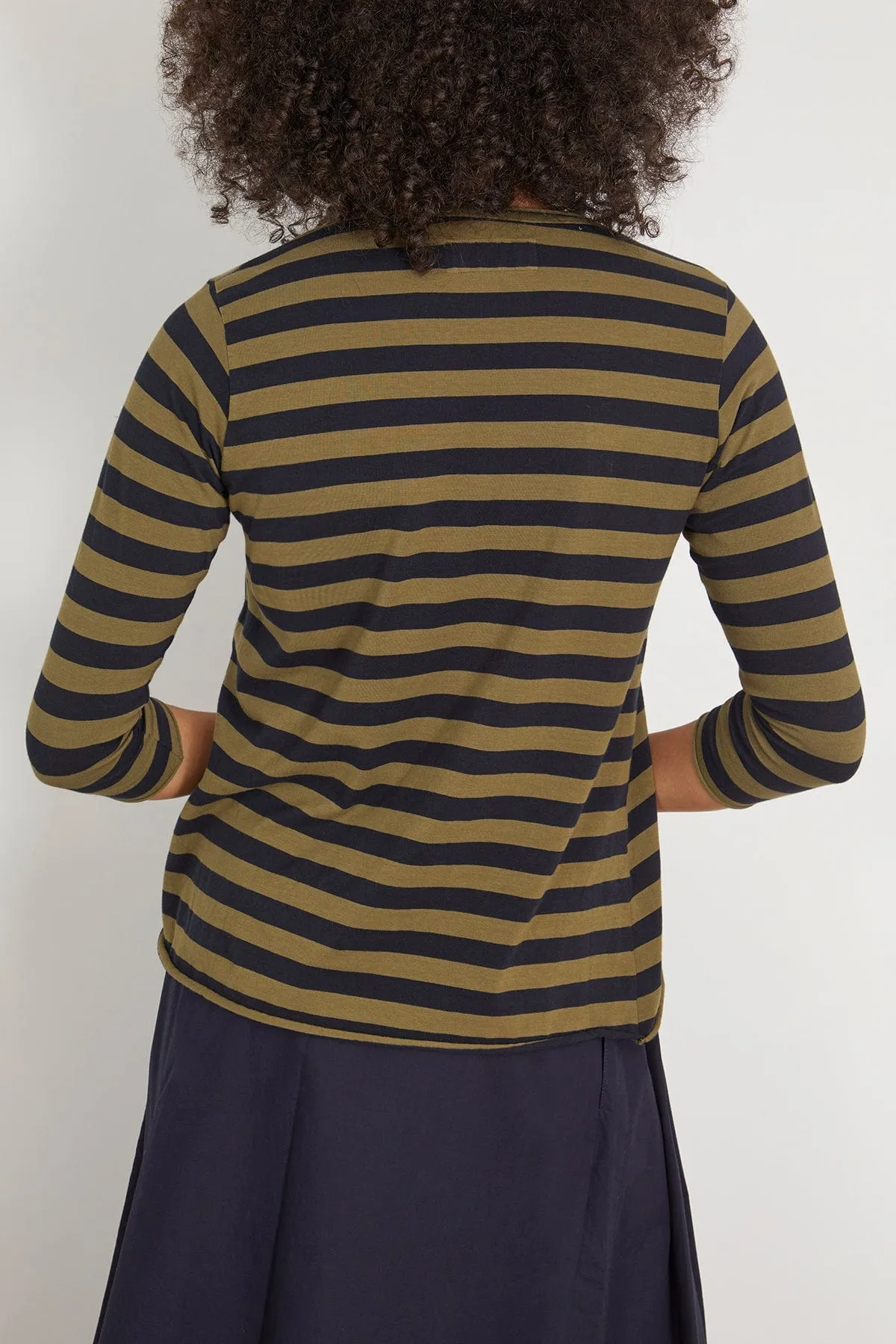 Maglia Jeppe Striped Jersey in Olive