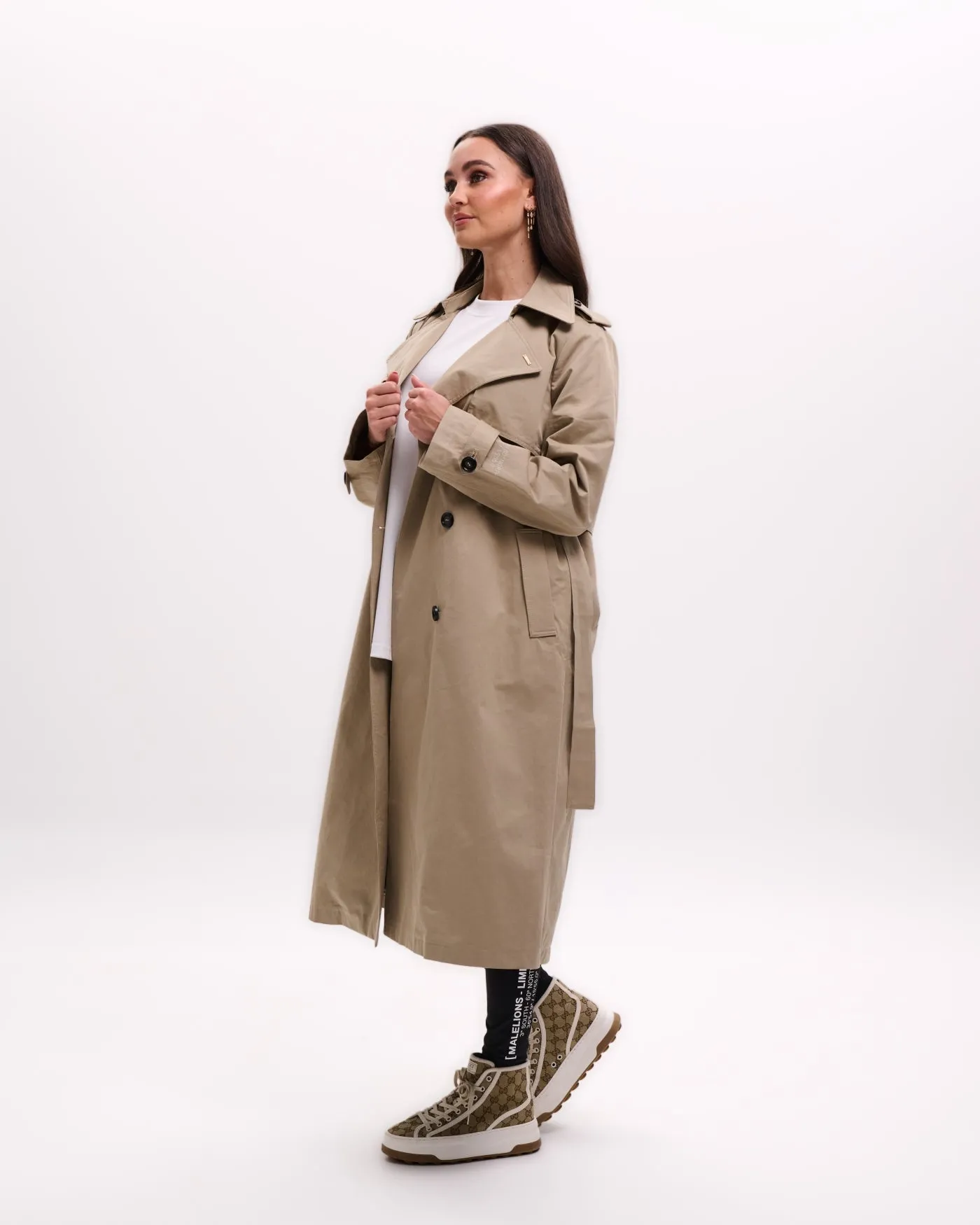 Malelions Women Limited Trench Coat | Taupe
