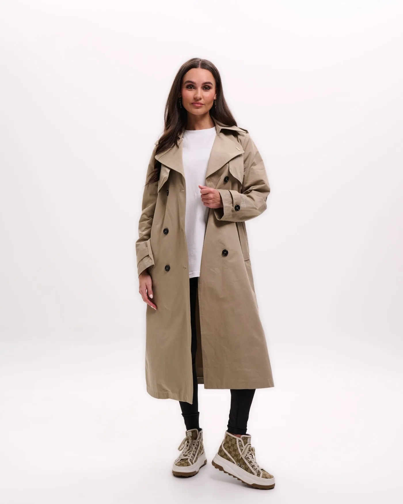 Malelions Women Limited Trench Coat | Taupe