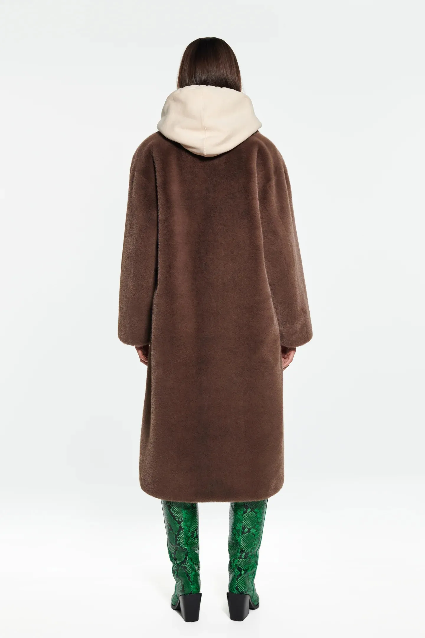 Maria Coat - Mole Brown
