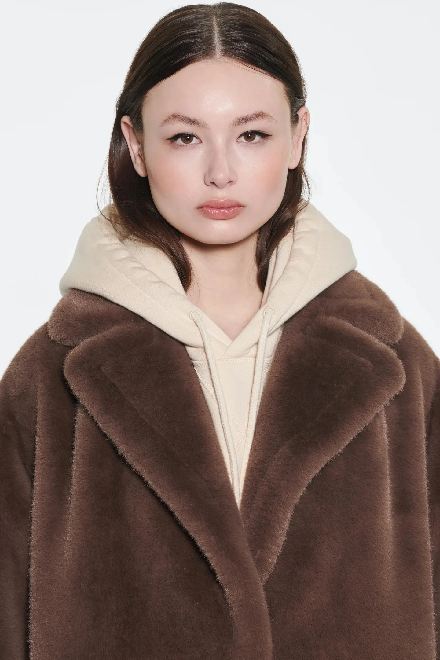 Maria Coat - Mole Brown