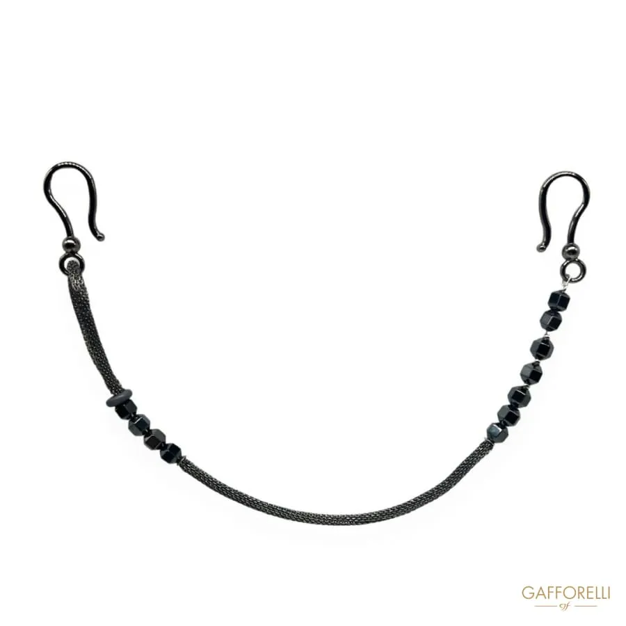 Men's Trouser Chain with Beads - Art. U371- Gafforelli Srl