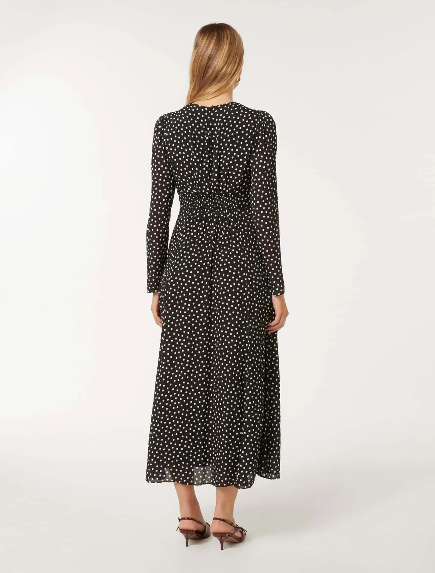 Mietta Long Sleeve Midi Dress
