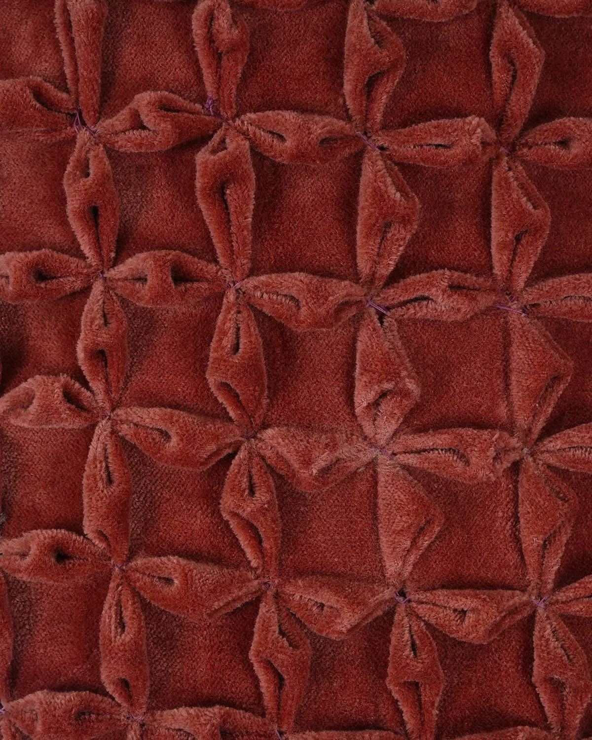 Mila Velvet Red Stool