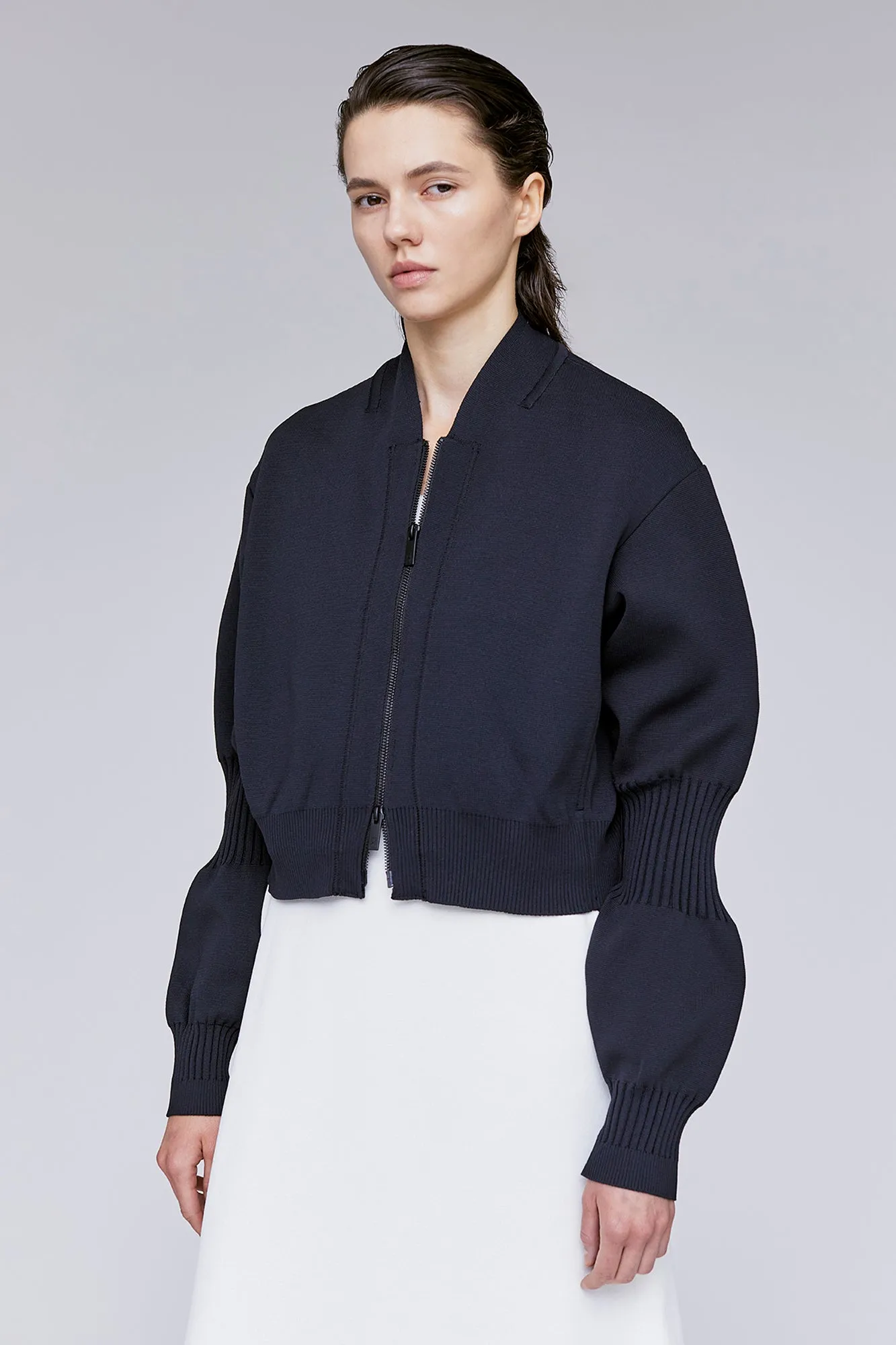 MILAN CROPPED FLIGHT JACKET
