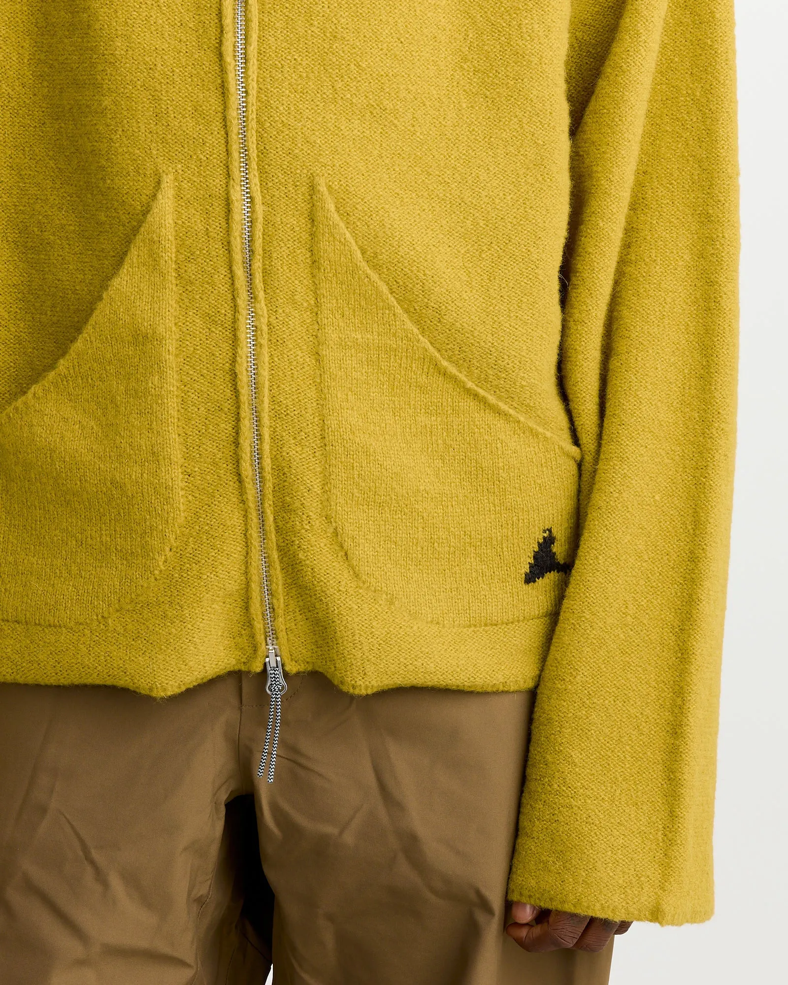 Mohair Cardigan in Yellow
