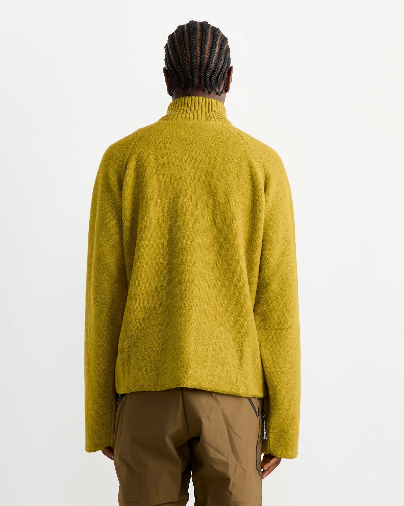 Mohair Cardigan in Yellow